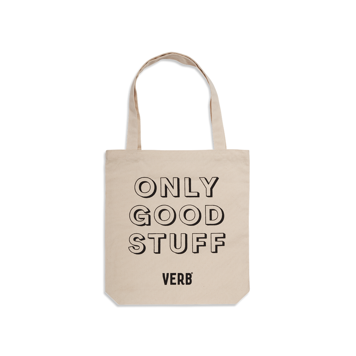 only the good stuff canvas tote