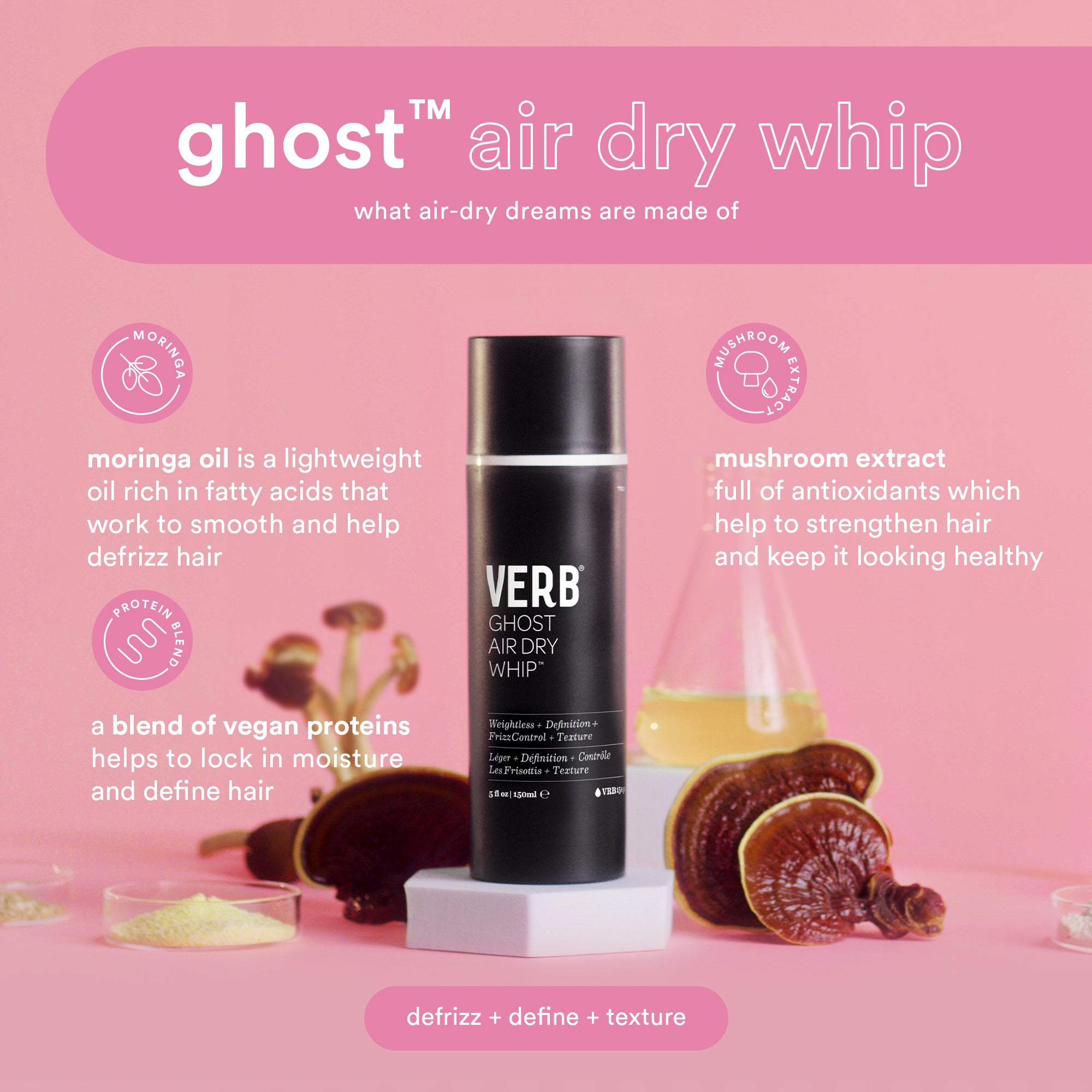 crème coiffante ghost™ pour séchage à l’air libre