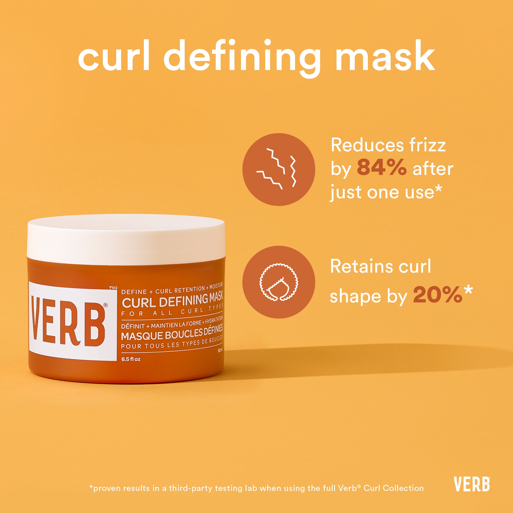 masque boucles définies