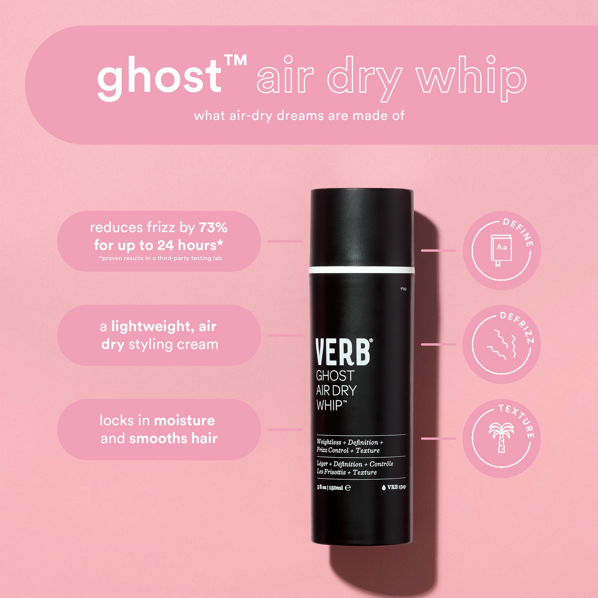 crème coiffante ghost™ pour séchage à l’air libre