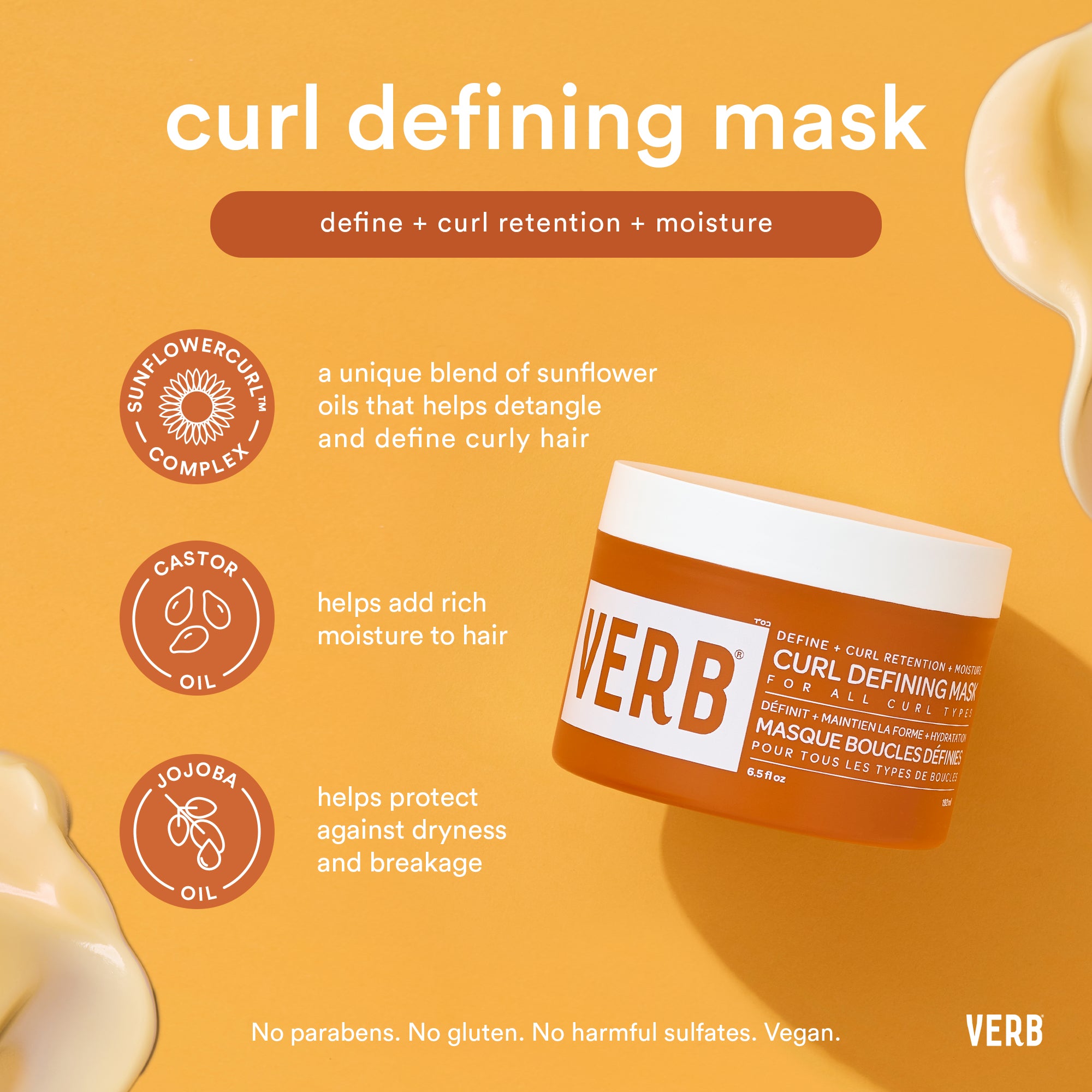 masque boucles définies