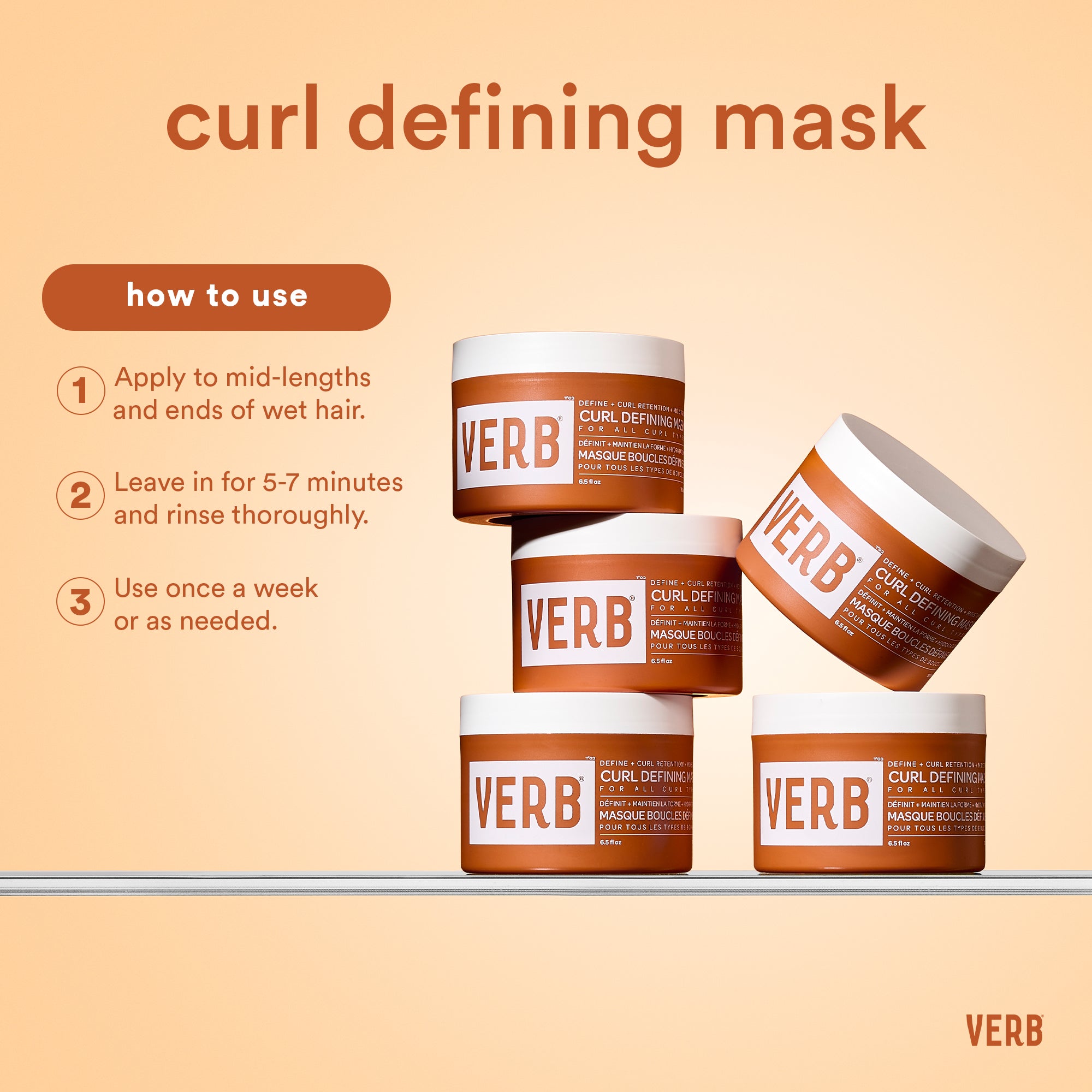 masque boucles définies