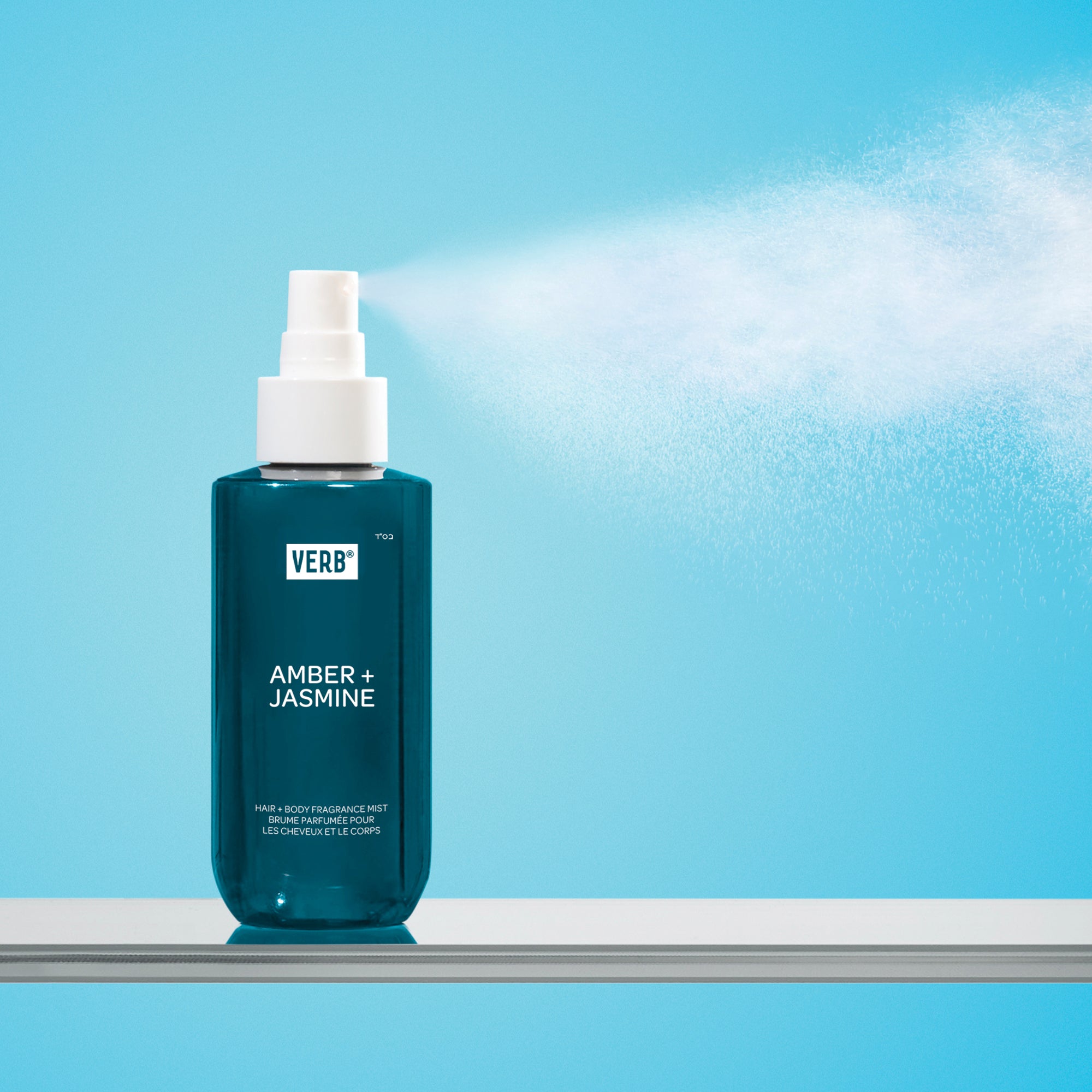 amber + jasmine hair and body fragrance mist