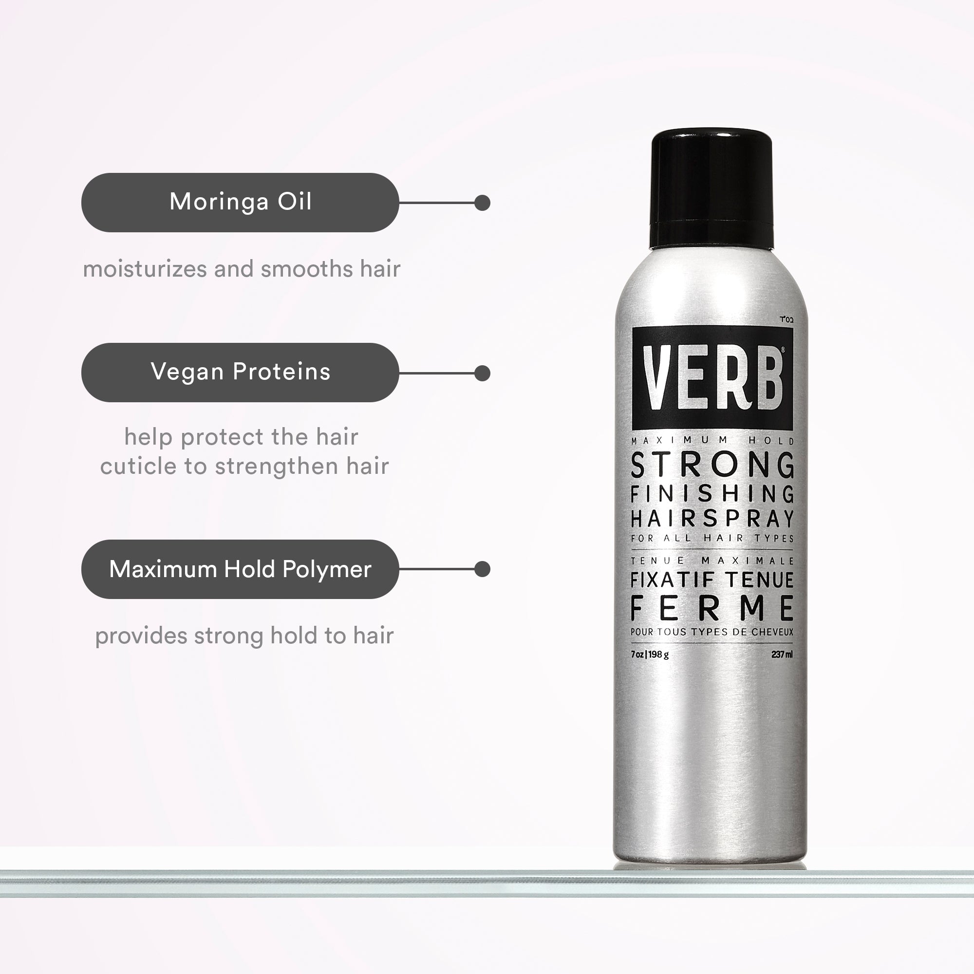 strong finishing hairspray