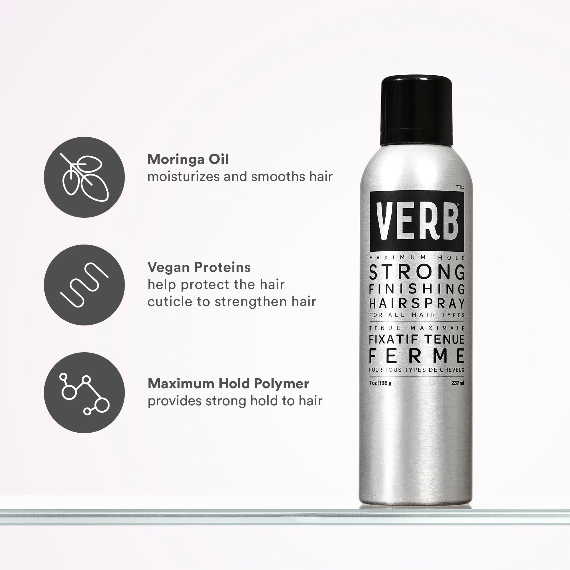 strong finishing hairspray