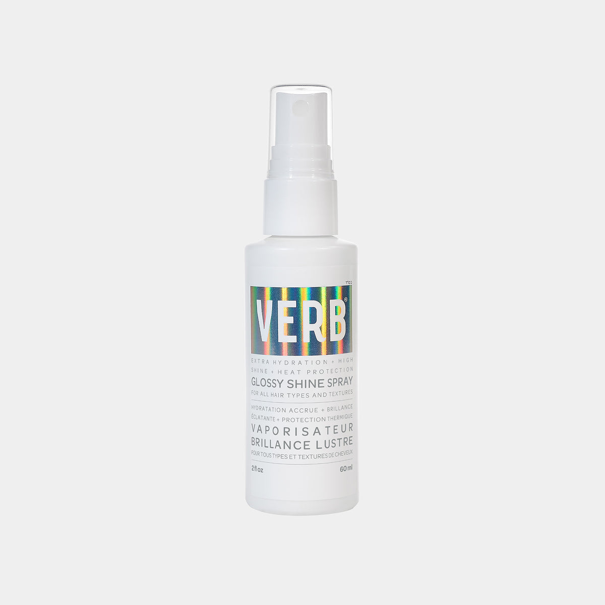 glossy shine spray with heat protection